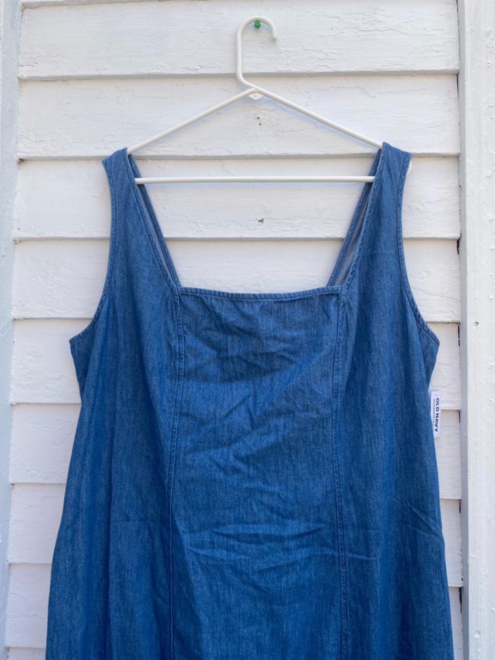 Old Navy Blue Jean Sleeveless Dress - Picture 2 of 7